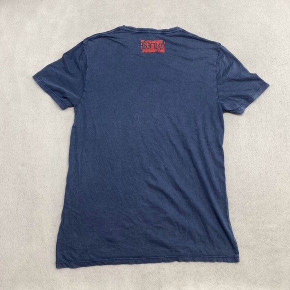 David Buffalo Bitton Graphic Tee Thrifted Vintage Style Size M - Picture 8 of 11